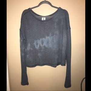 Free People Tie Dye Long Sleeve Top